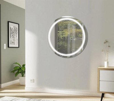 Дзеркало Mirror Trade LED S23 D800+кнопка 800*800 133-17223 фото