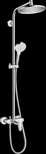 Hansgrohe Душова система Crometta S Showerpipe 240 1jet зі змішувачем 27269000 70-1229 фото