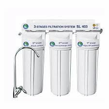 Система очистки 3-Х ступенева Bio+Systems SL-403-NEW з краном (очищення+пом'якшення) 53-7285 фото